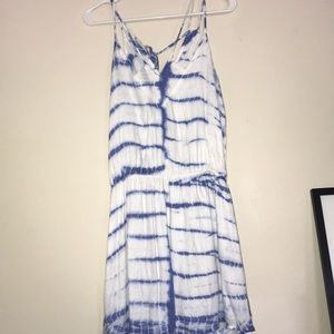 Tie die spaghetti strap dress